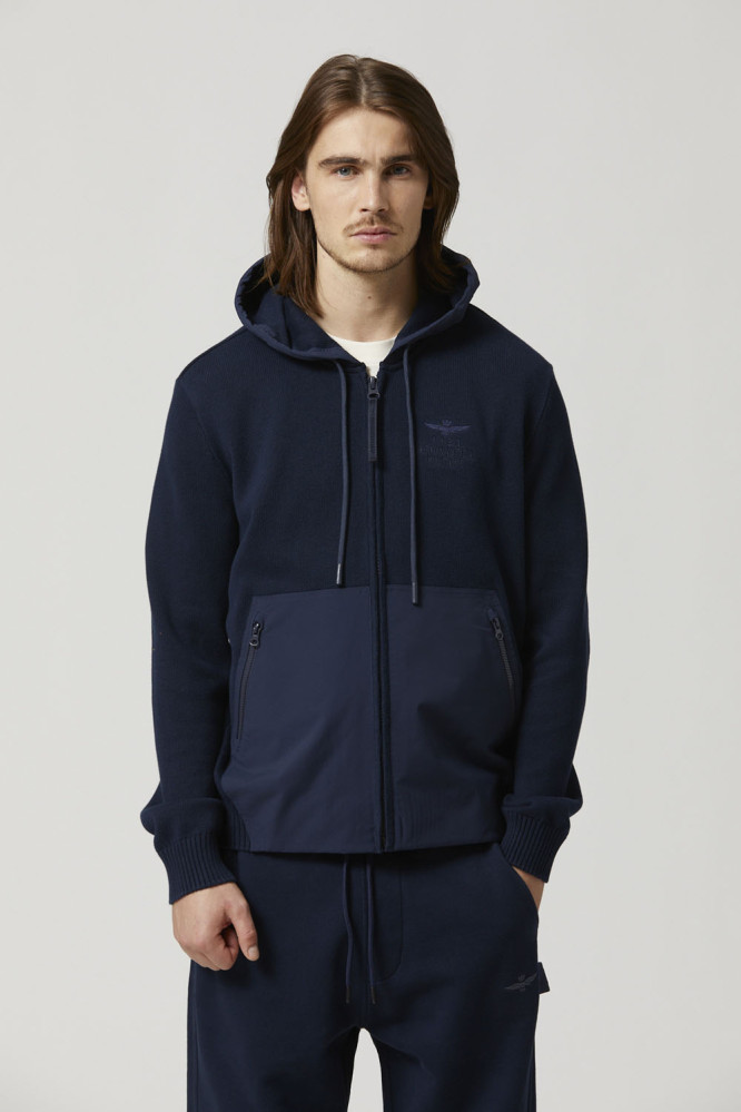 Svetr maglia c cappuccio 232MA1448L505