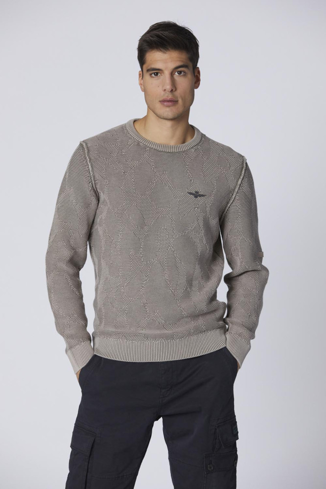 Svetr maglia girocollo 242MA1525L544
