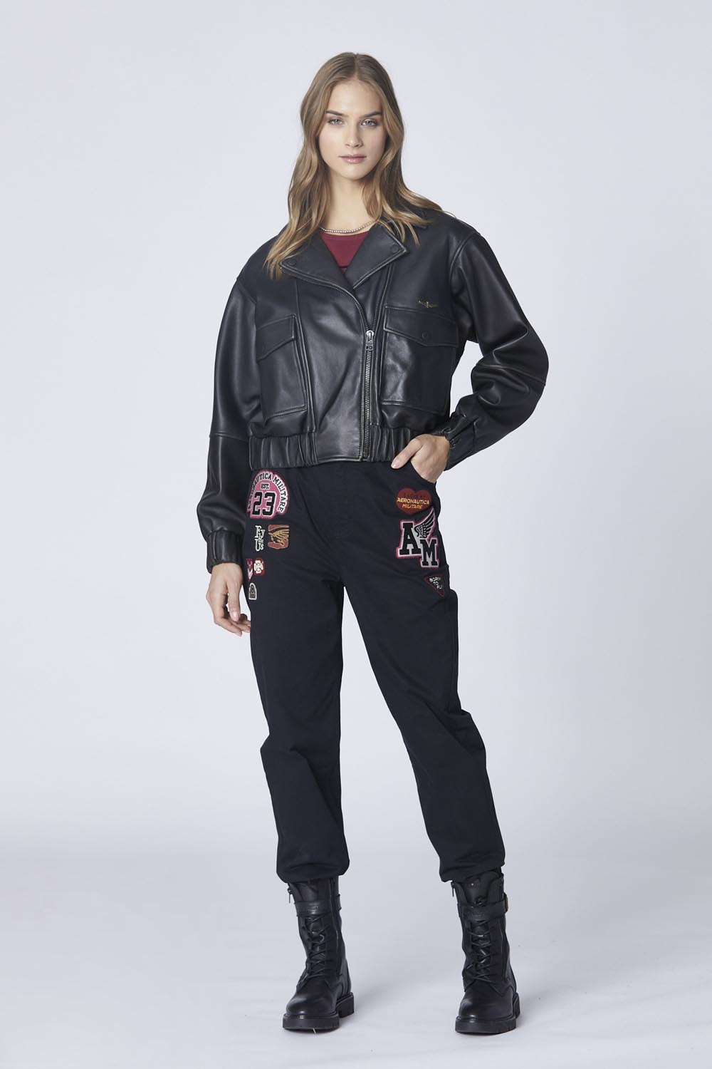 detail Kalhoty pantalone 242PA1623DCT3406