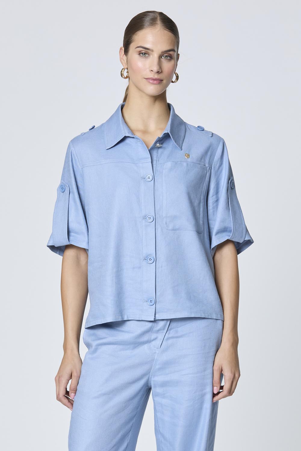 detail Košile camicia m.c. 251CA1280DCT3524