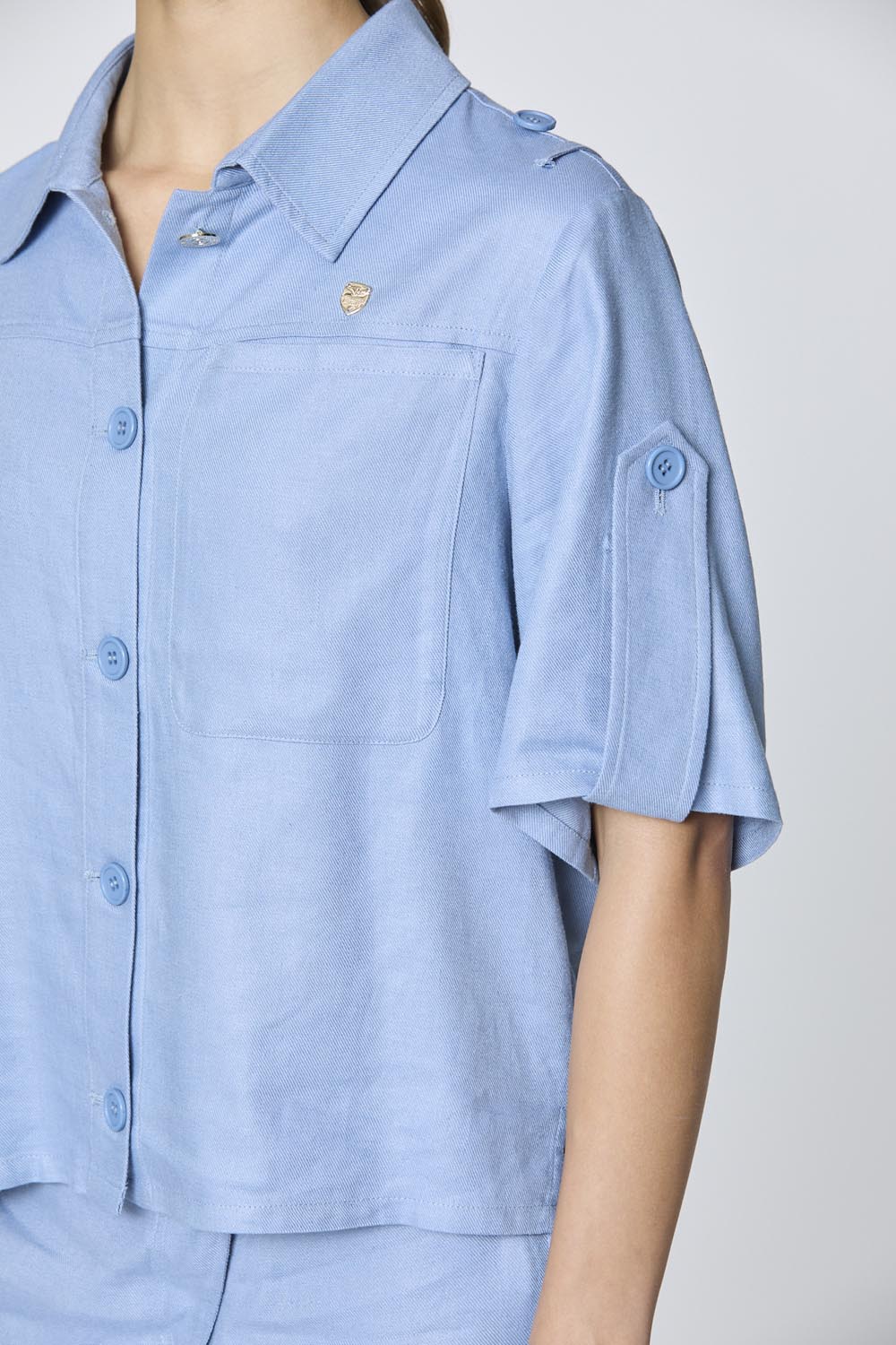 detail Košile camicia m.c. 251CA1280DCT3524