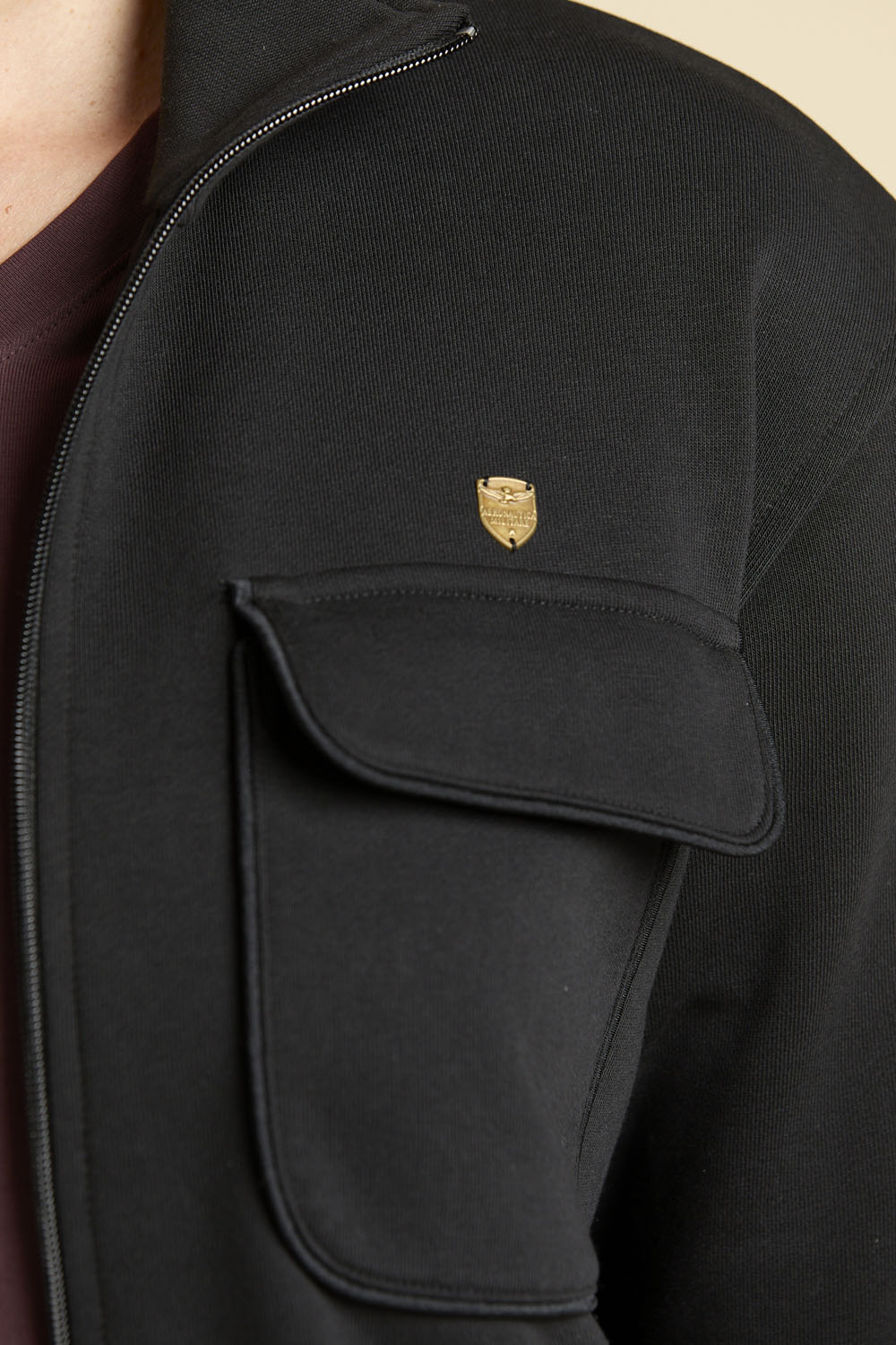 detail Mikina felpa full zip 252FE2060DF00541