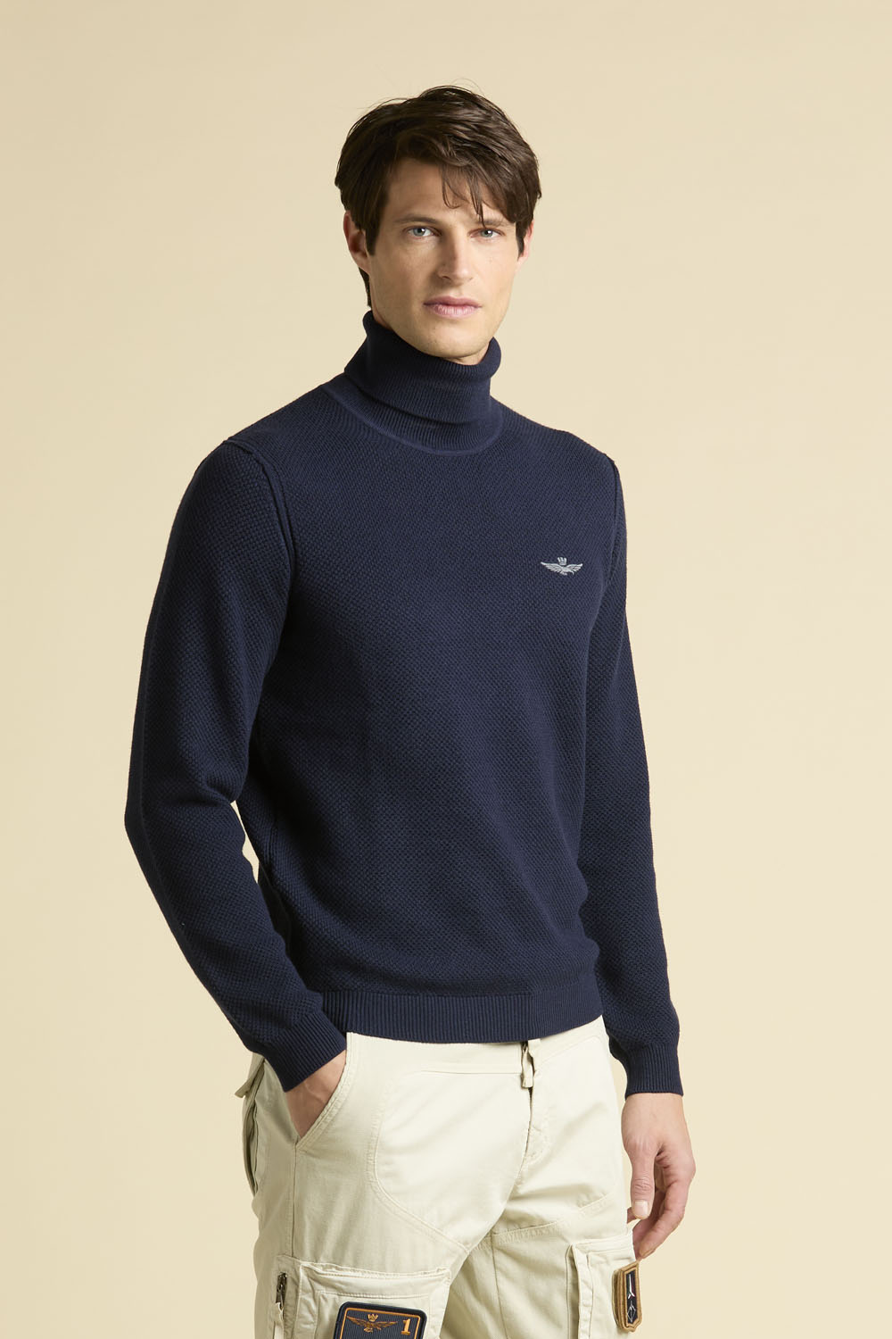 detail Svetr maglia con collo alto 252MA1583UL00903