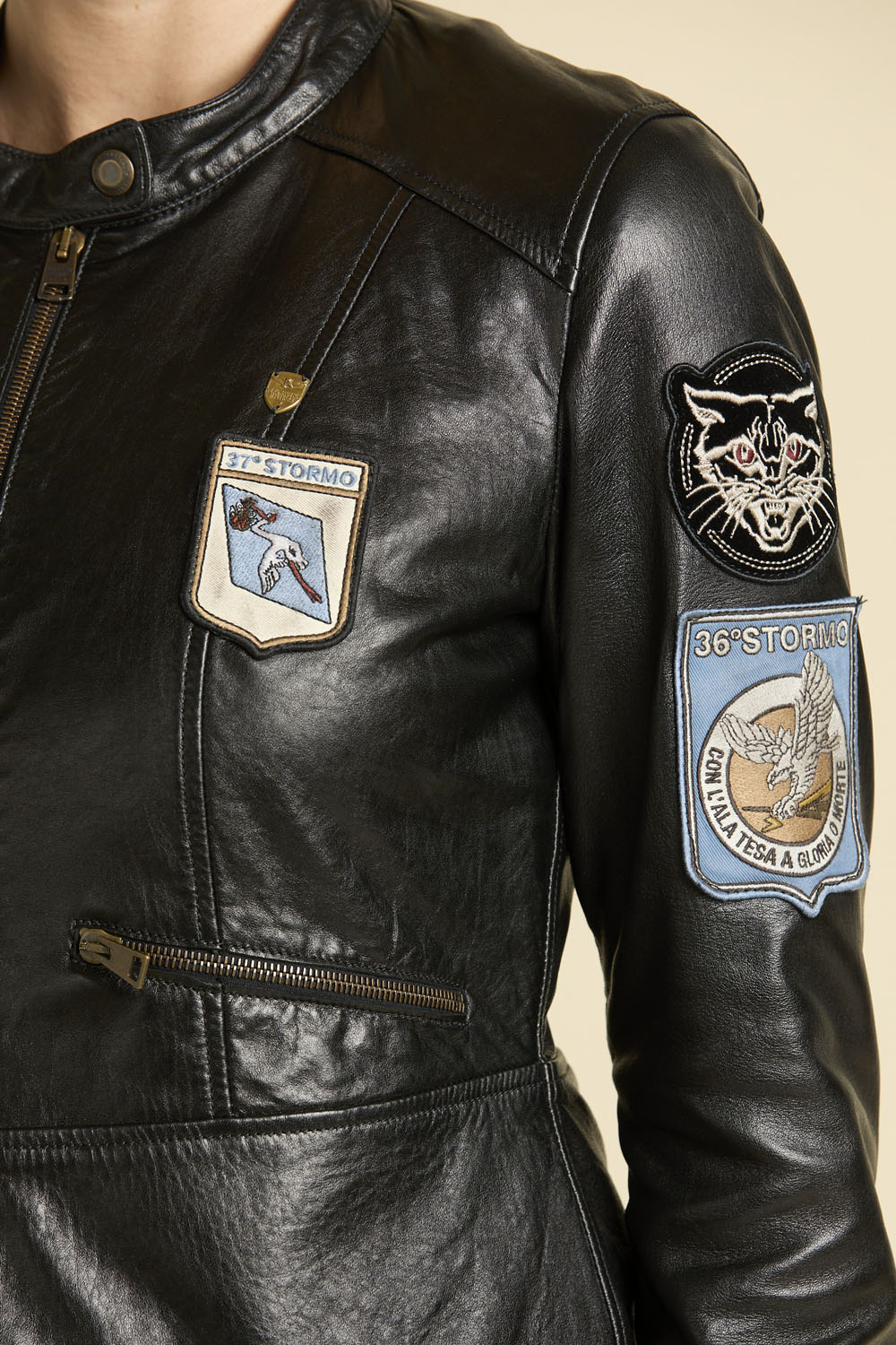 detail Bunda giubbino patch 252PN0797D100820