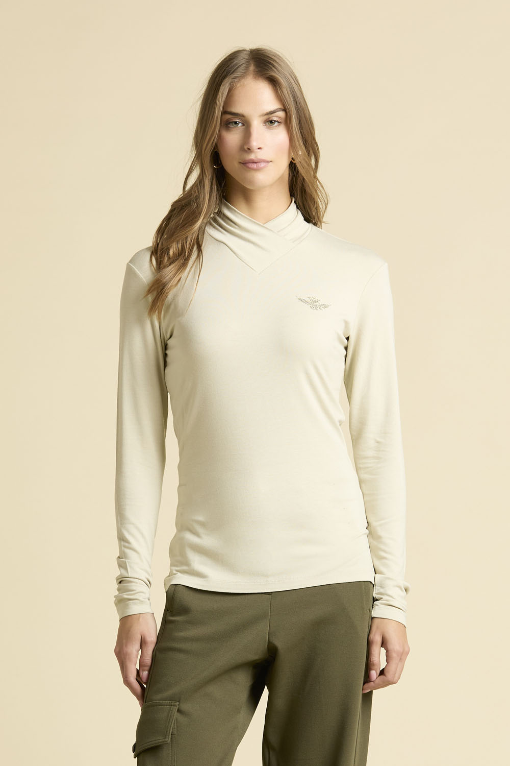 detail Tričko t-shirt manica lunga 252TS2455DJ00637