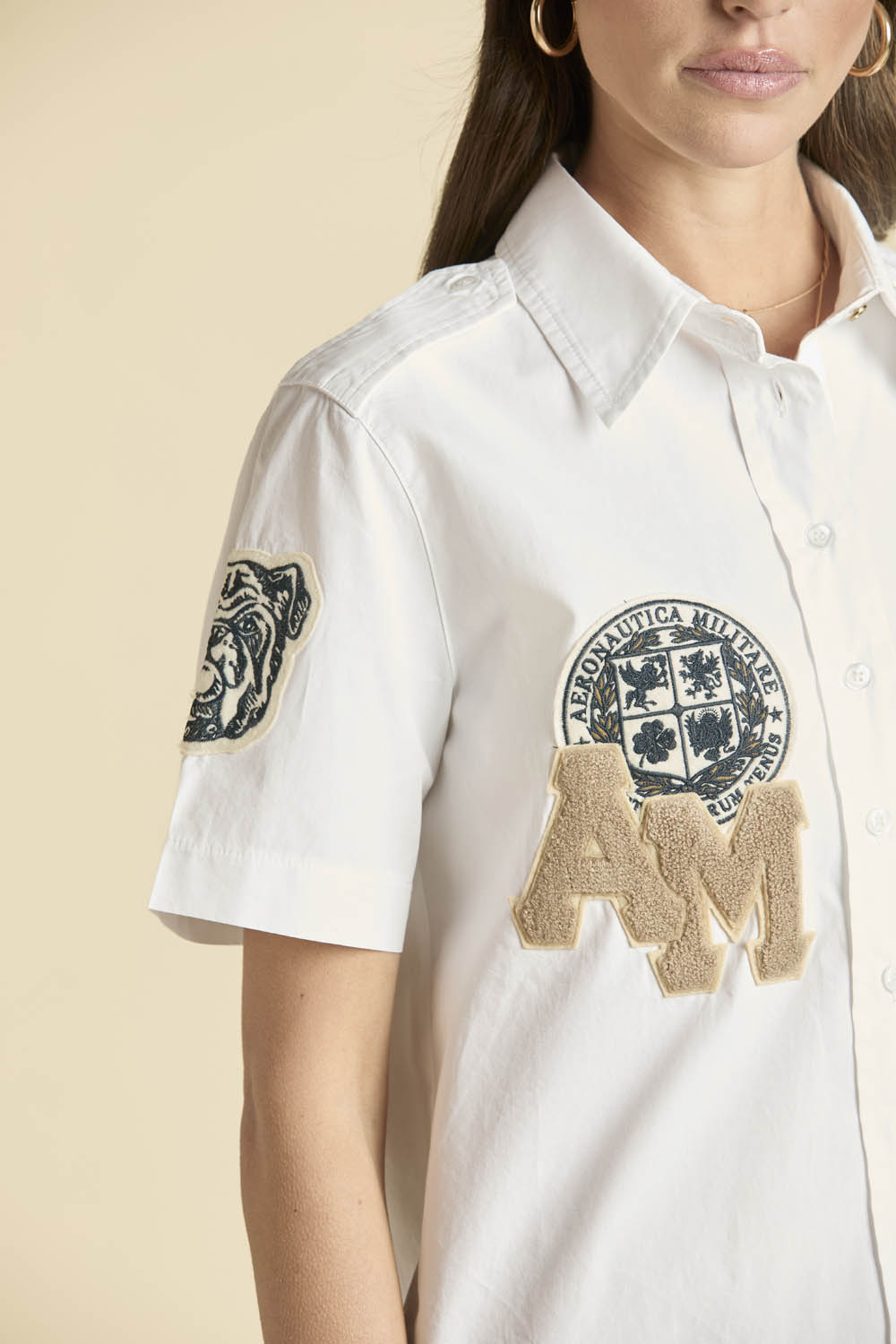 detail Košile camicia con manica corta 261CA1323DCT04256