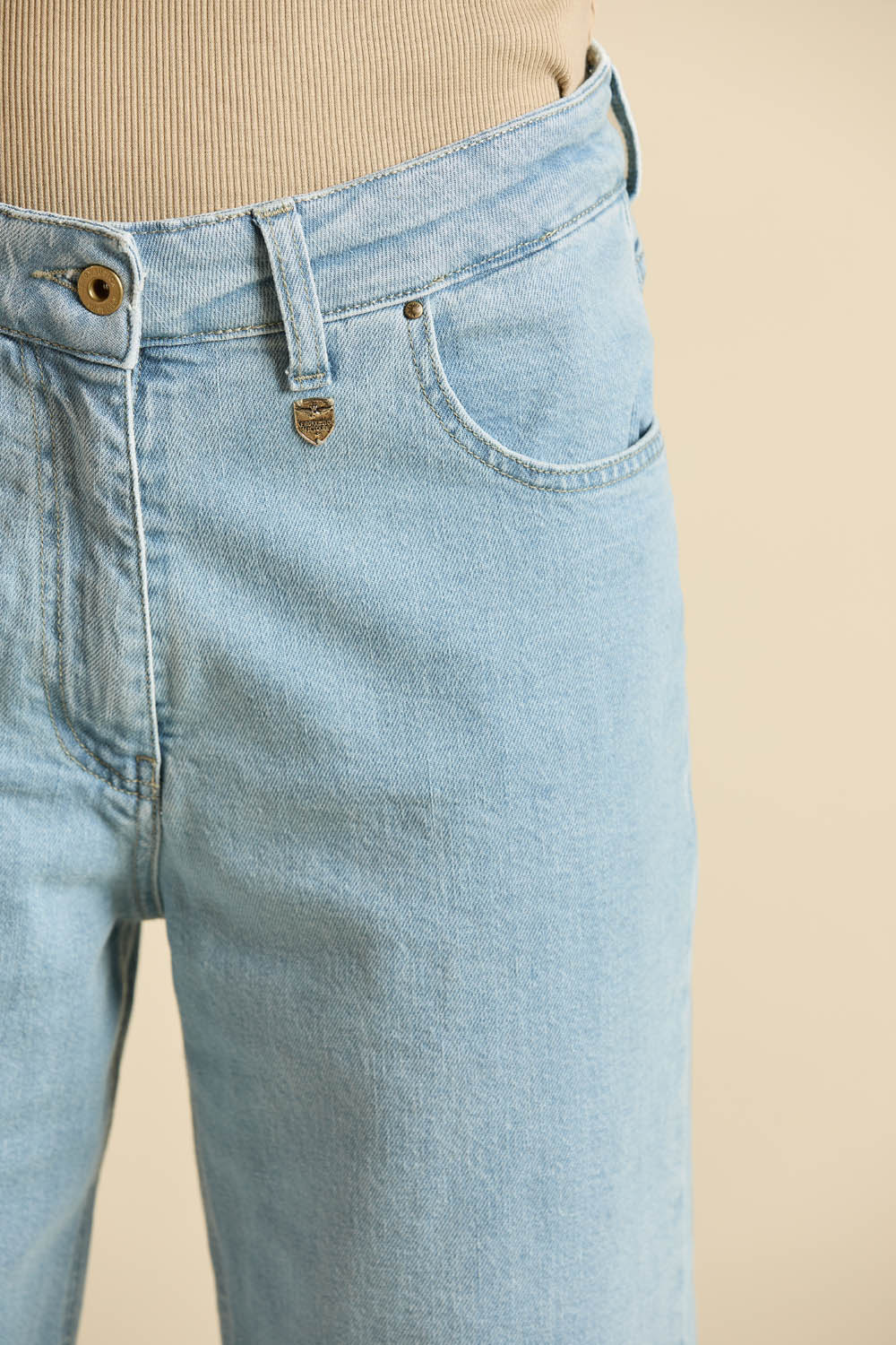 detail Kalhoty pantaloni palazzo 261PJ0210DCT04257