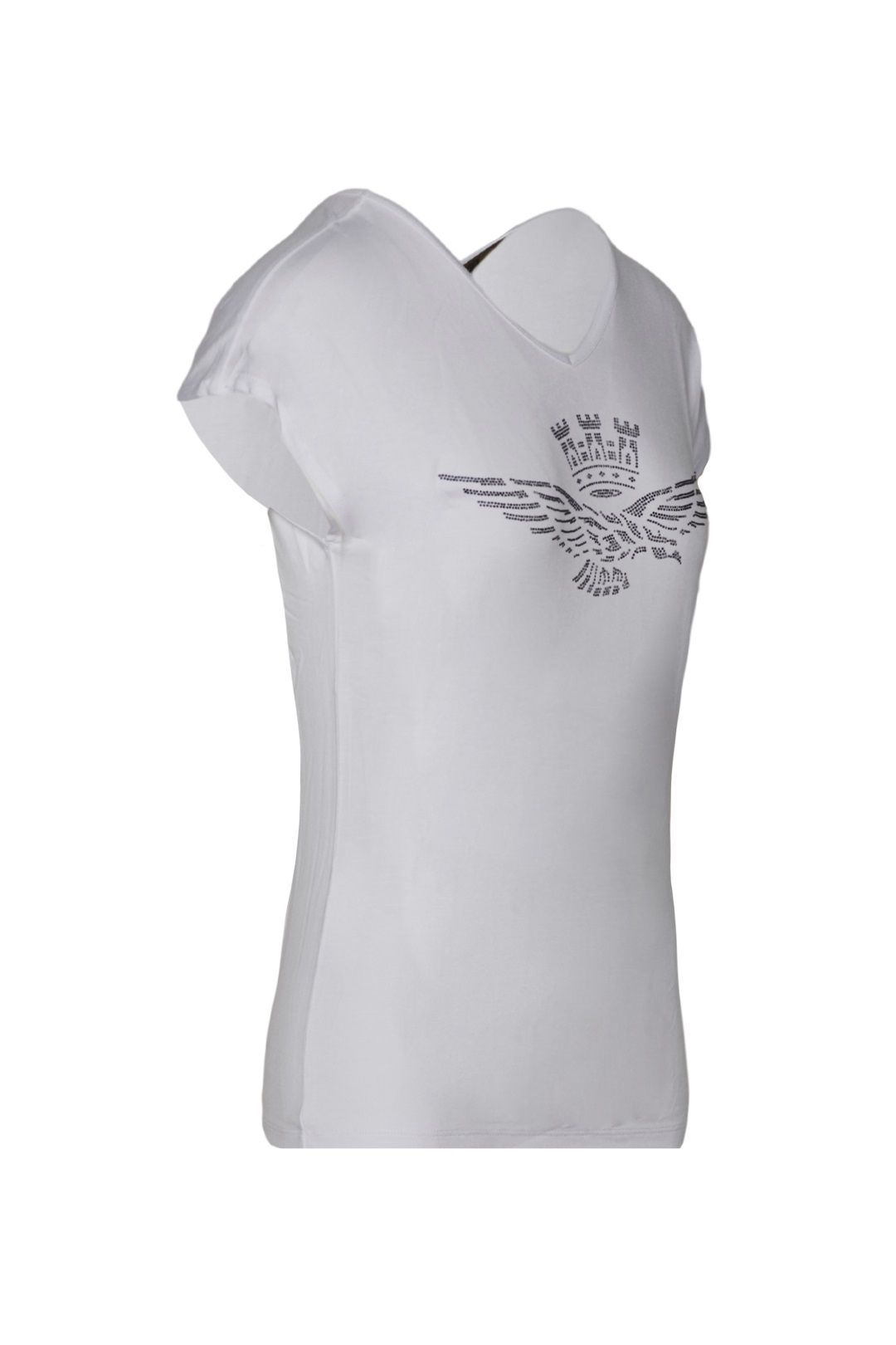 detail Tričko t-shirt scollo a v 211TS1884DJ414