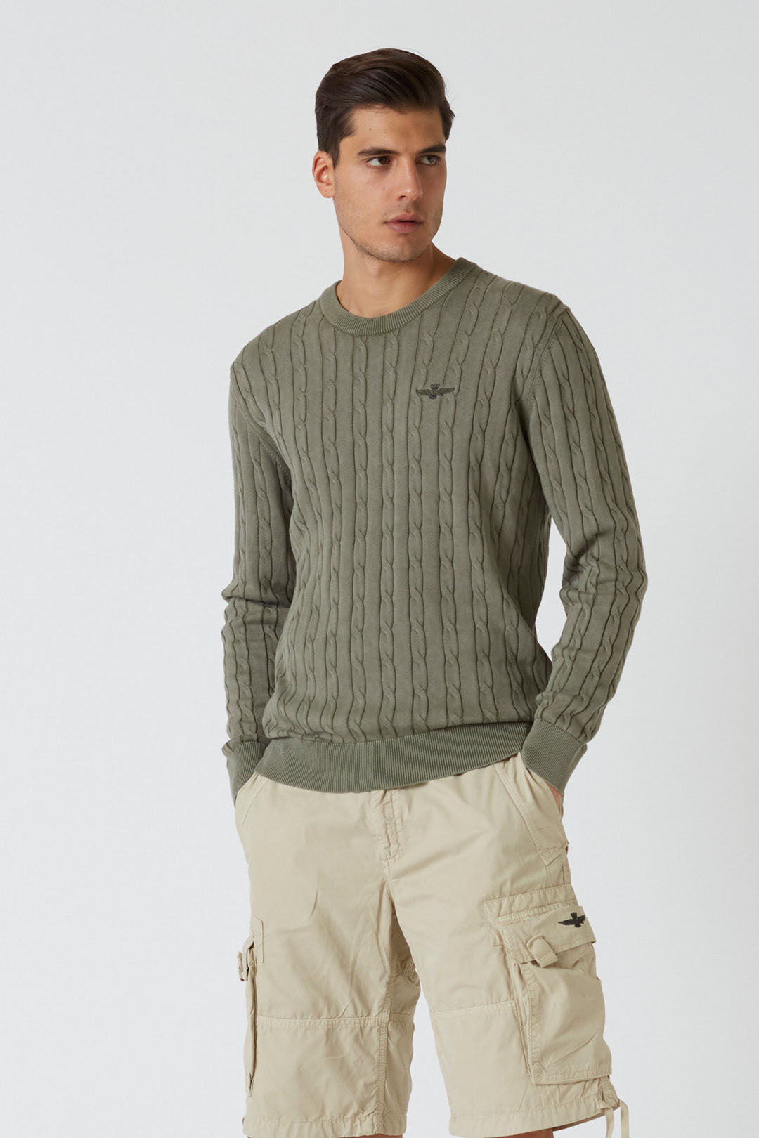 detail Svetr maglia girocollo 231MA1376L462