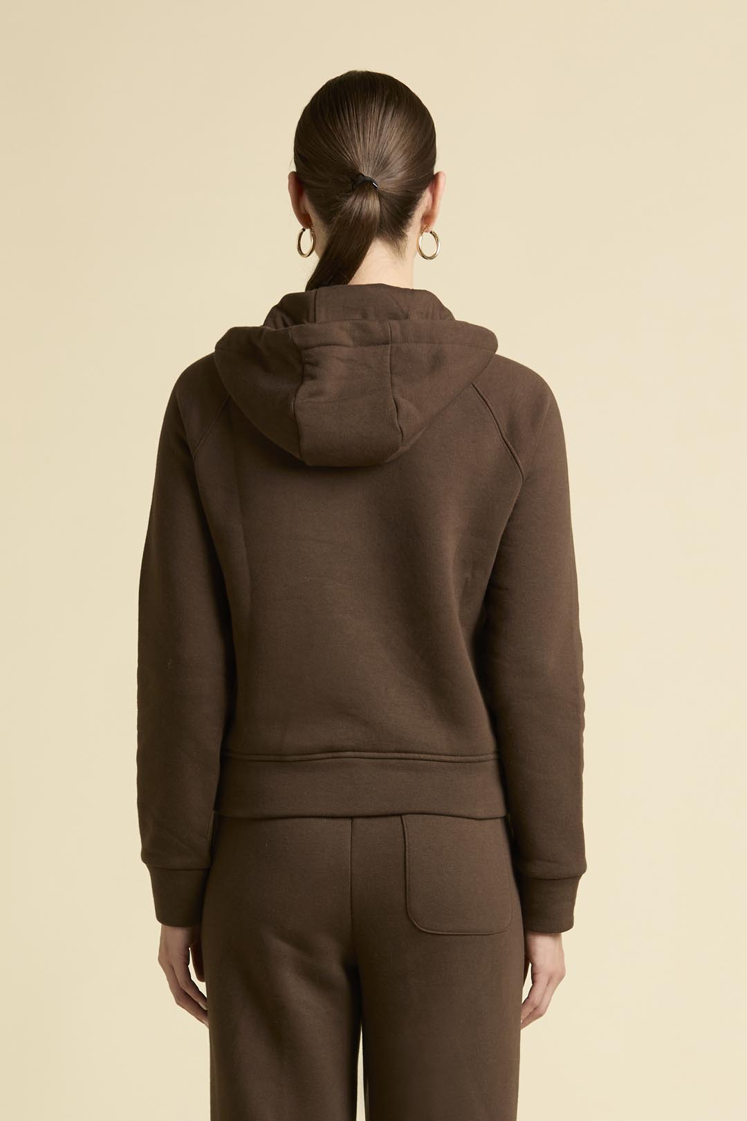 detail Mikina felpa full zip con cappuccio 252FE2059DF00661