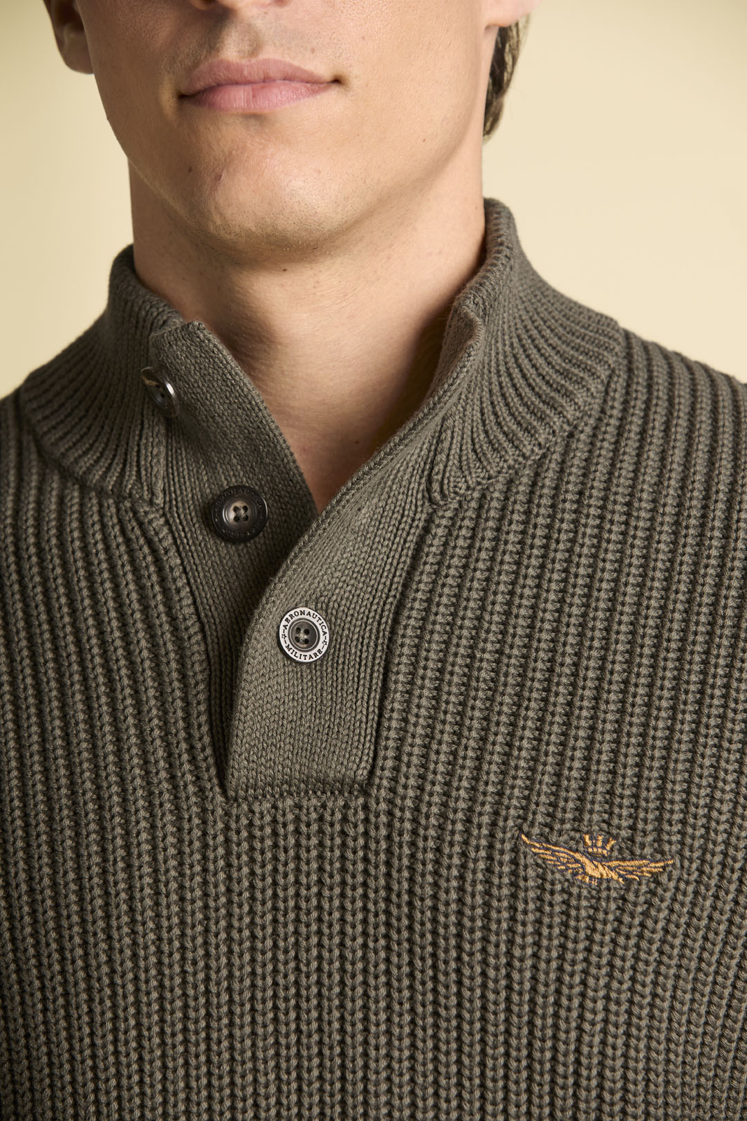 detail Svetr maglia con bottoni 252MA1572UL00409