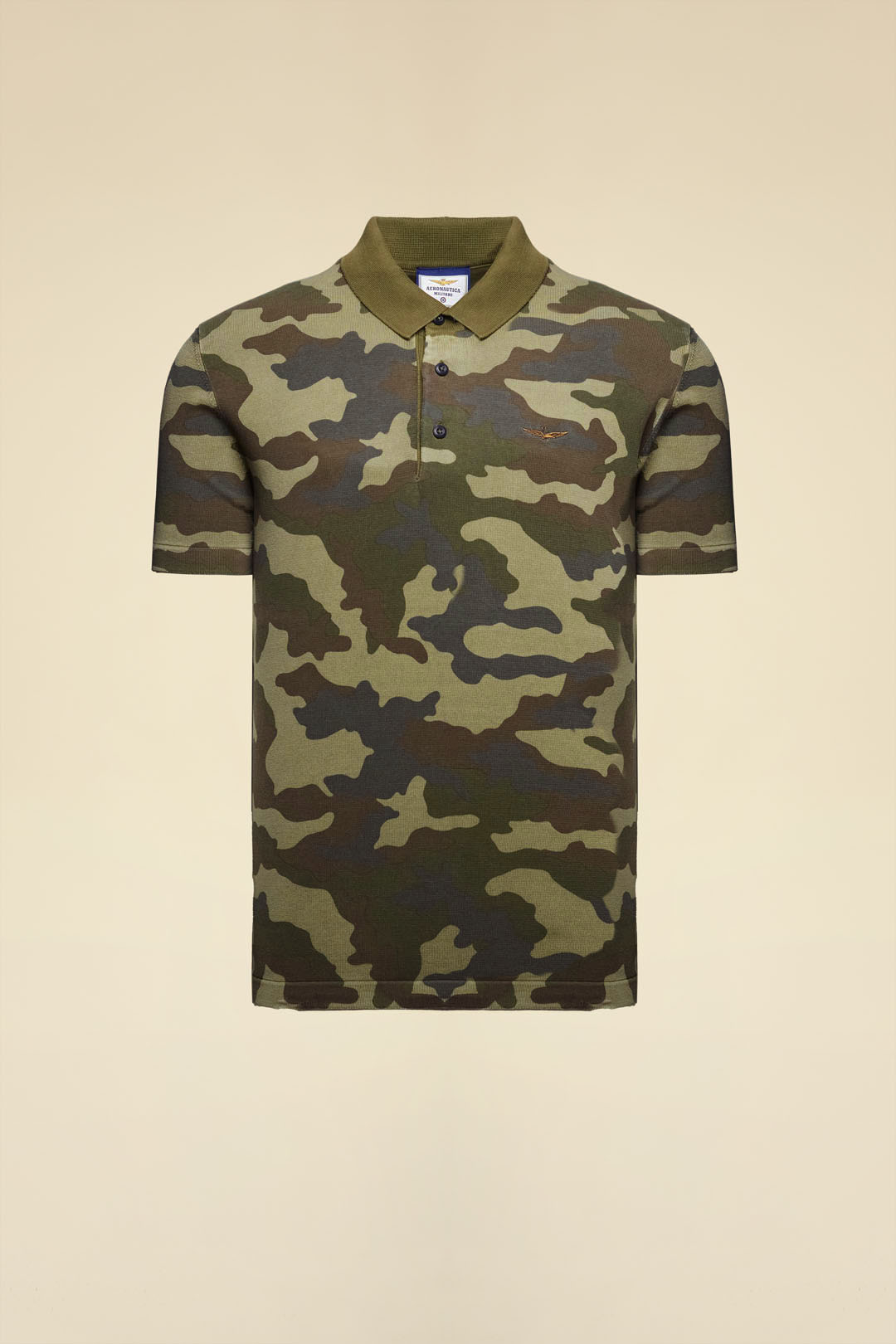 detail Svetr polo in maglia con manica corta 261MA1622UL00932