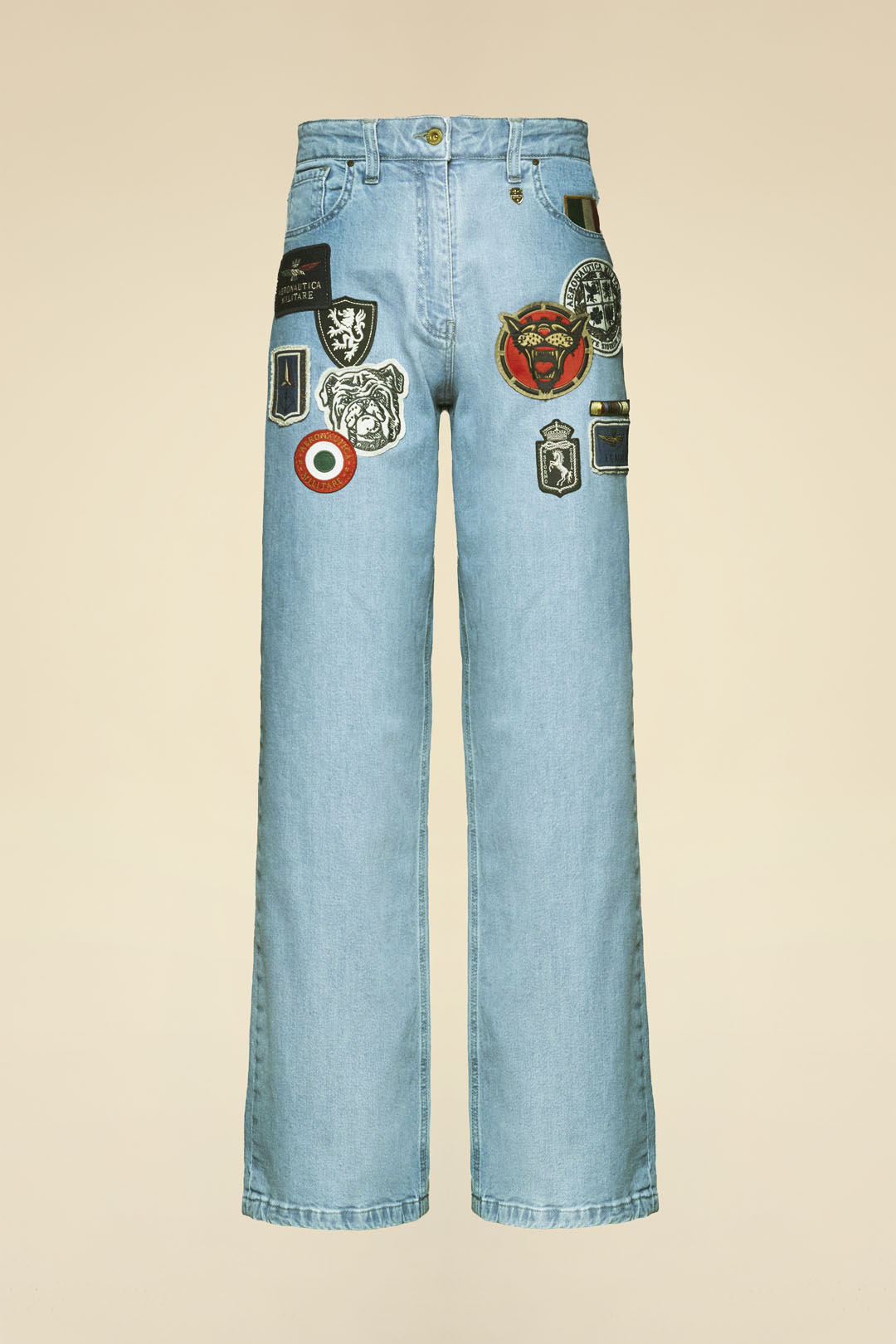 detail Kalhoty pantaloni palazzo 261PJ0208DCT04257