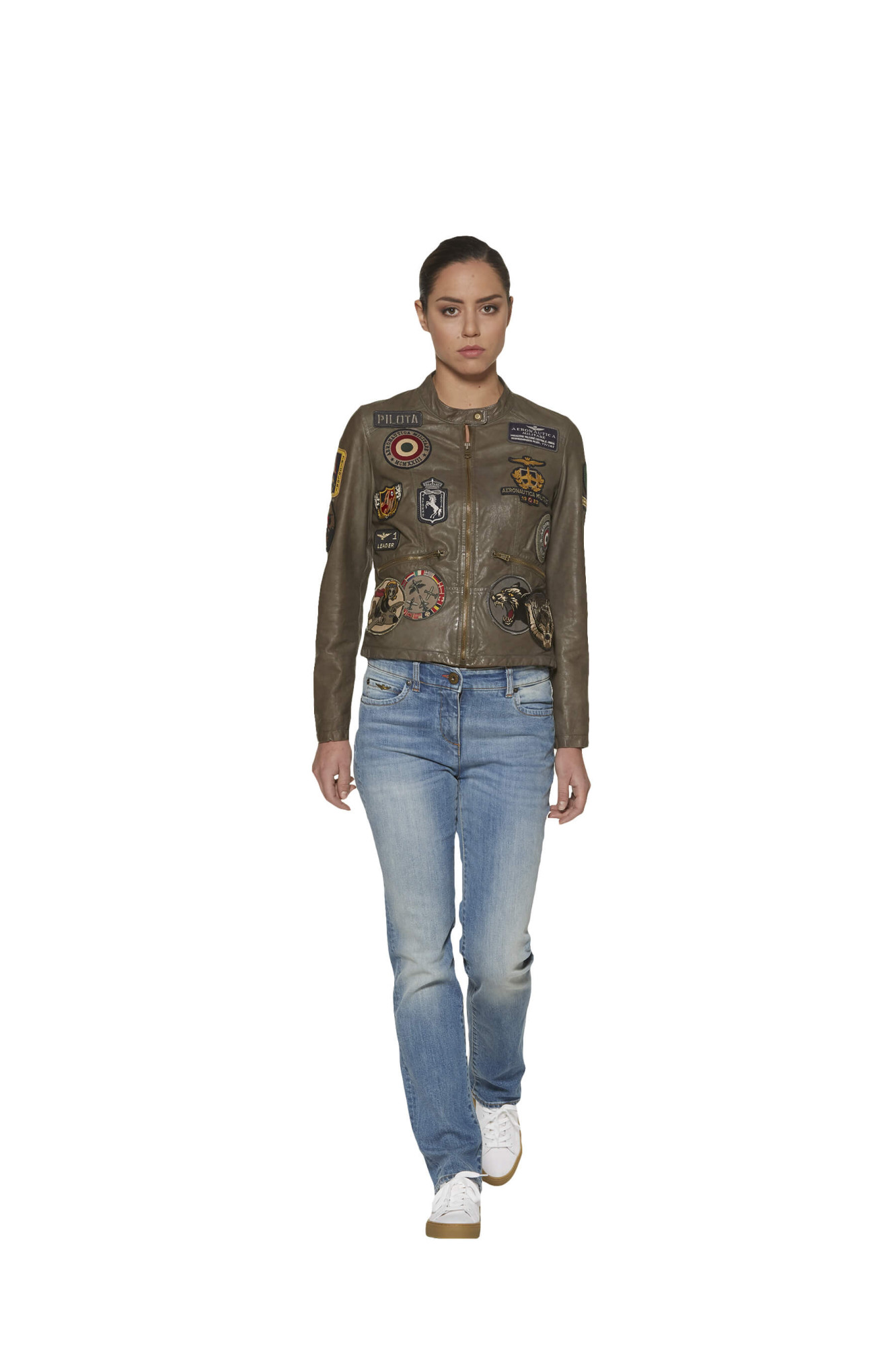 detail Kalhoty jeans straight 191PJ172DCT2264