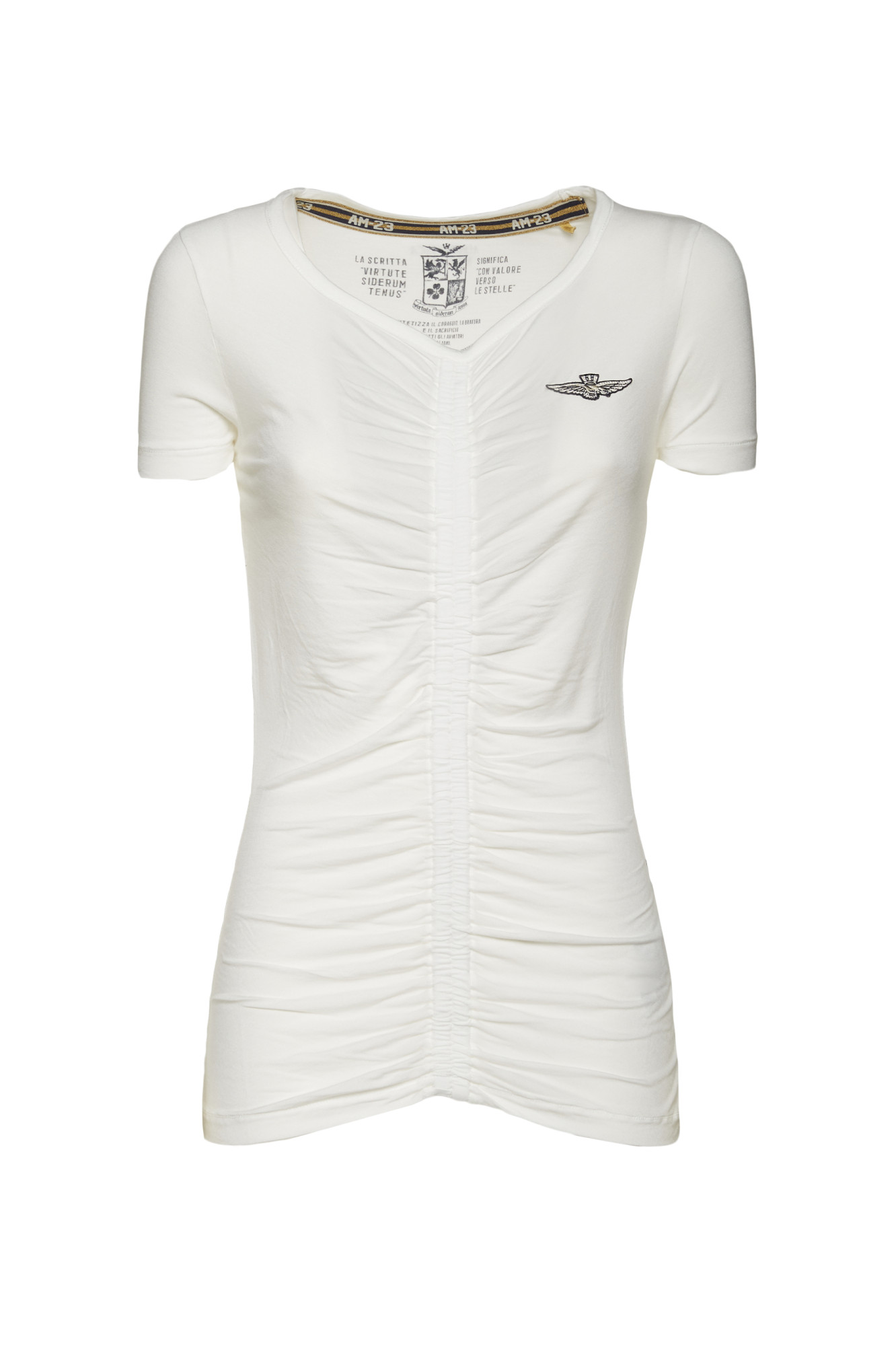 detail Tričko t-shirt con arriccio 201TS1739DJ482