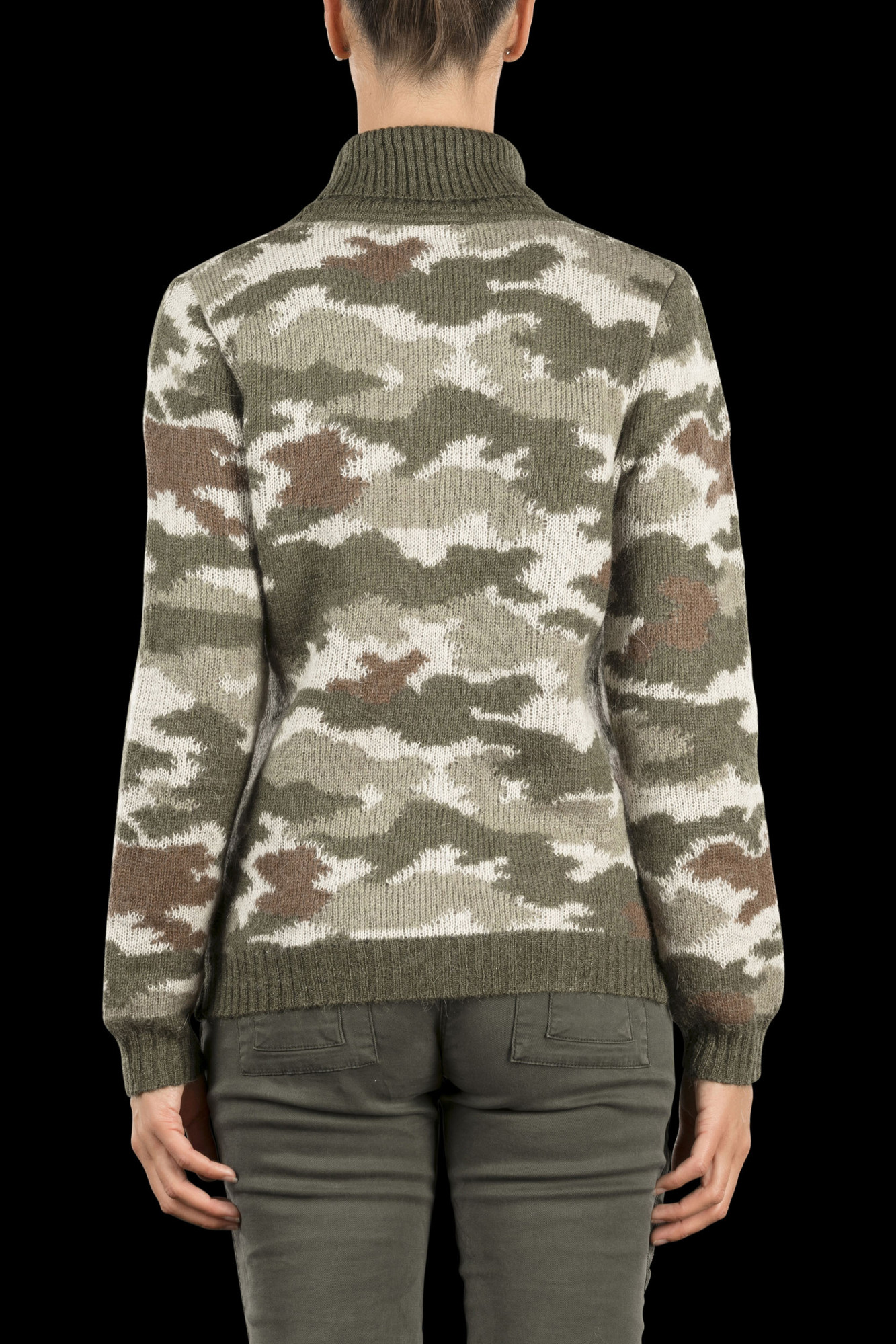 detail Svetr maglia collo alto 172MA1090DL316