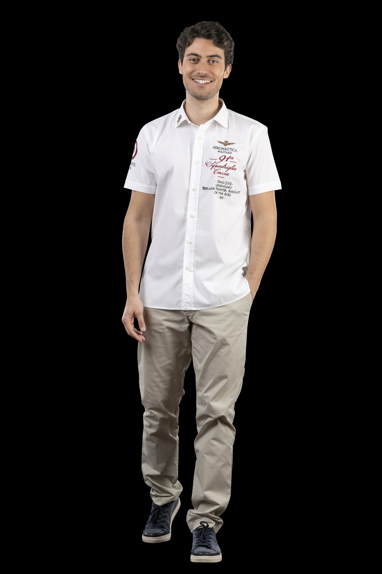 detail Košile camicia m.c. 181CA1034CT2238