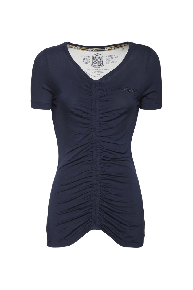 Tričko t-shirt con arriccio 201TS1739DJ482