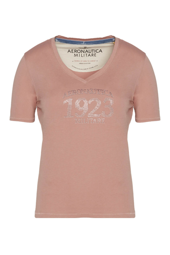Tričko t-shirt scollo v 222TS2042DJ496