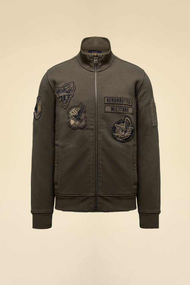 Mikina felpa full zip 262FE2143UF00686
