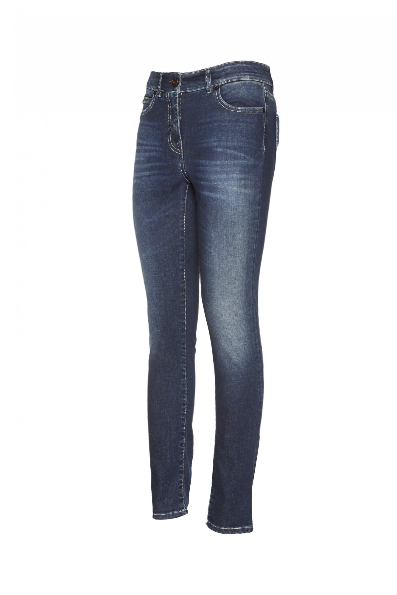 detail Kalhoty jeans slim 191PJ169DCT2498