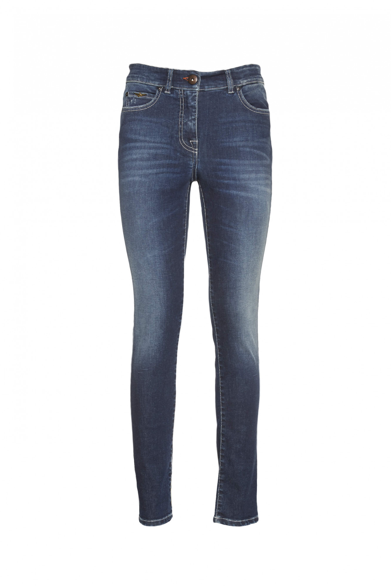 detail Kalhoty jeans slim 191PJ169DCT2498